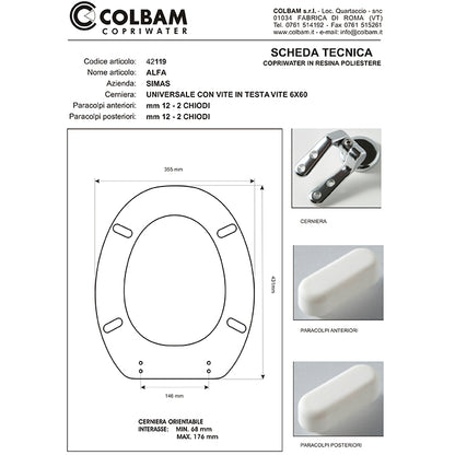Copriwater Compatibile Alfa/Beta