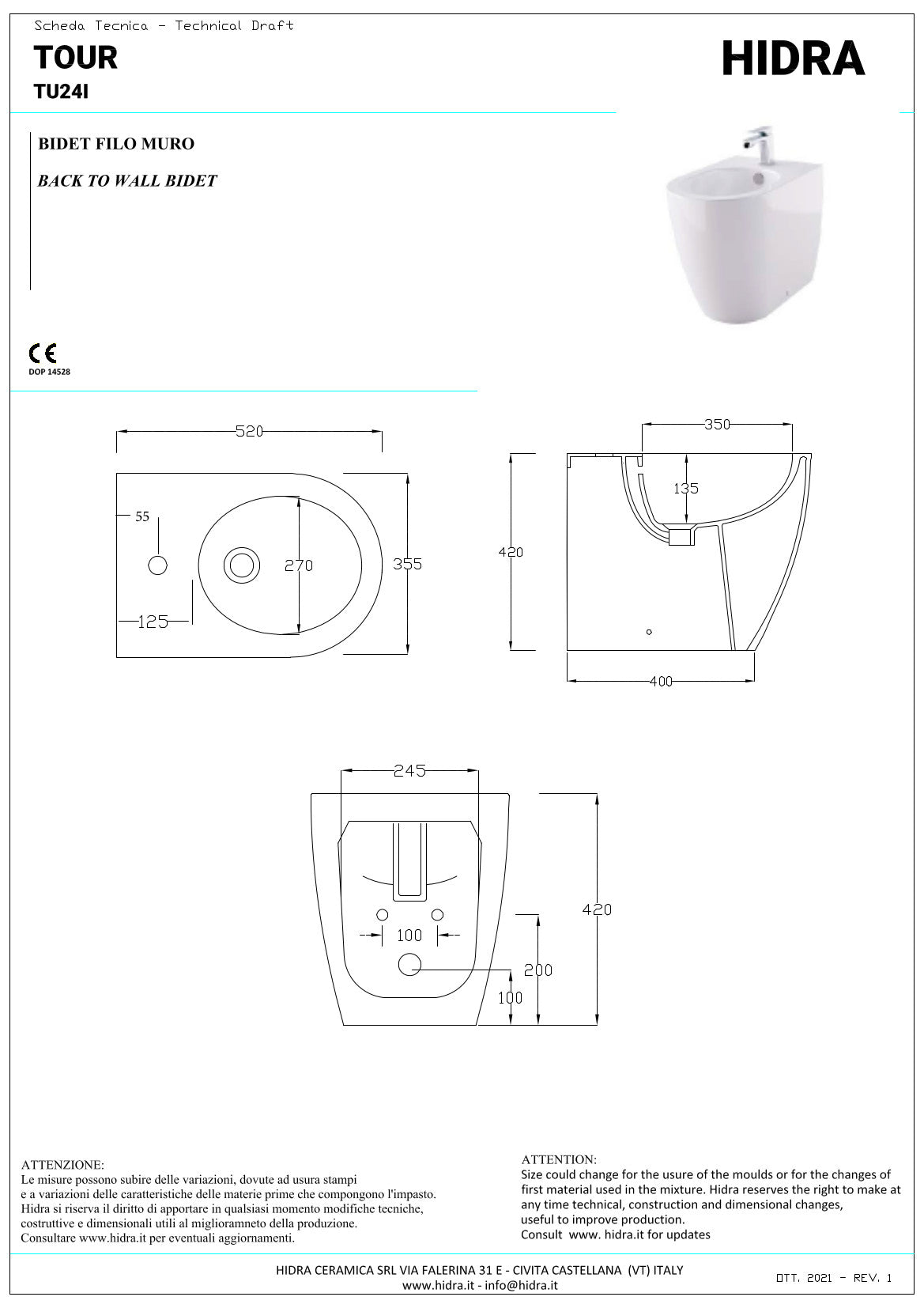 Tour zum bodenmontierten Bidet
