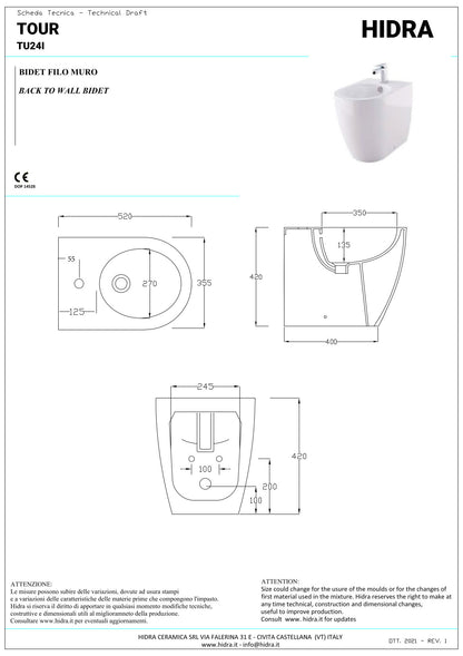 Tour zum bodenmontierten Bidet