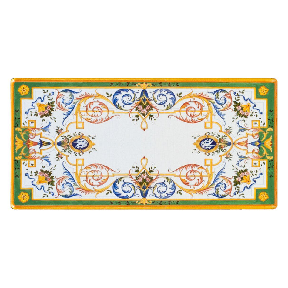 Tavolo in pietra lavica rettangolare Michelangelo