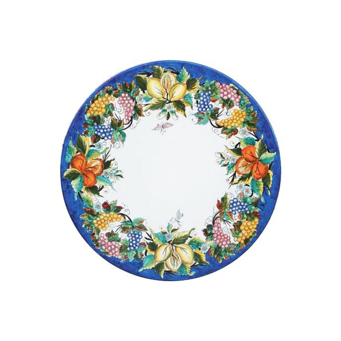 Tavolo in pietra lavica tondo Frutta Rosy