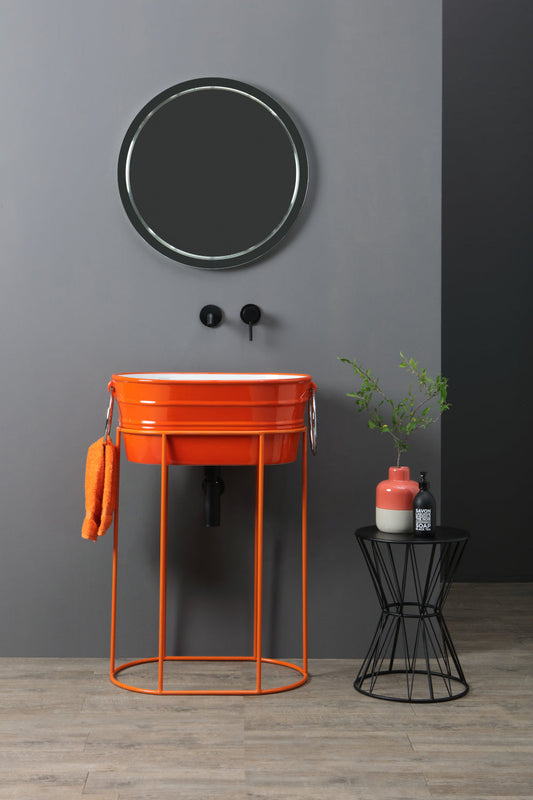 COMPOSIZIONE TINOZZA E STRUTTURA ARANCIO ENERGIA