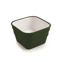 Lavabo Appoggio/Sospeso cm 40x40 Bacile Cubo Verde Inglese Lucido