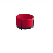 Lavabo con struttura Ibrido Tondo Rosso Passione