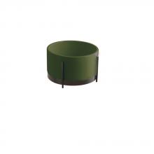 Lavabo con struttura Ibrido Tondo Verde Inglese