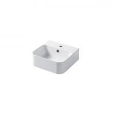 Lavabo Parete/Appoggio cm 35x35 Slim