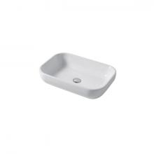 Lavabo appoggio/parete senza foro 60x40 Qubo