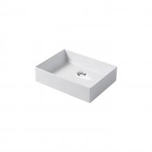 Lavabo appoggio/parete 50x38 Slim Square