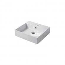 Lavabo appoggio/sospeso 50x46 Slim Square