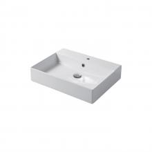 Lavabo Appoggio/Sospeso 60x40 Slim Square