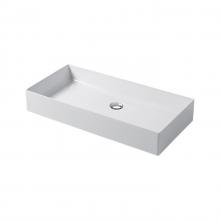 Lavabo Appoggio/Sospeso 80x38 Slim Square