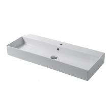 Lavabo appoggio/sospeso 120x40 Slim Square