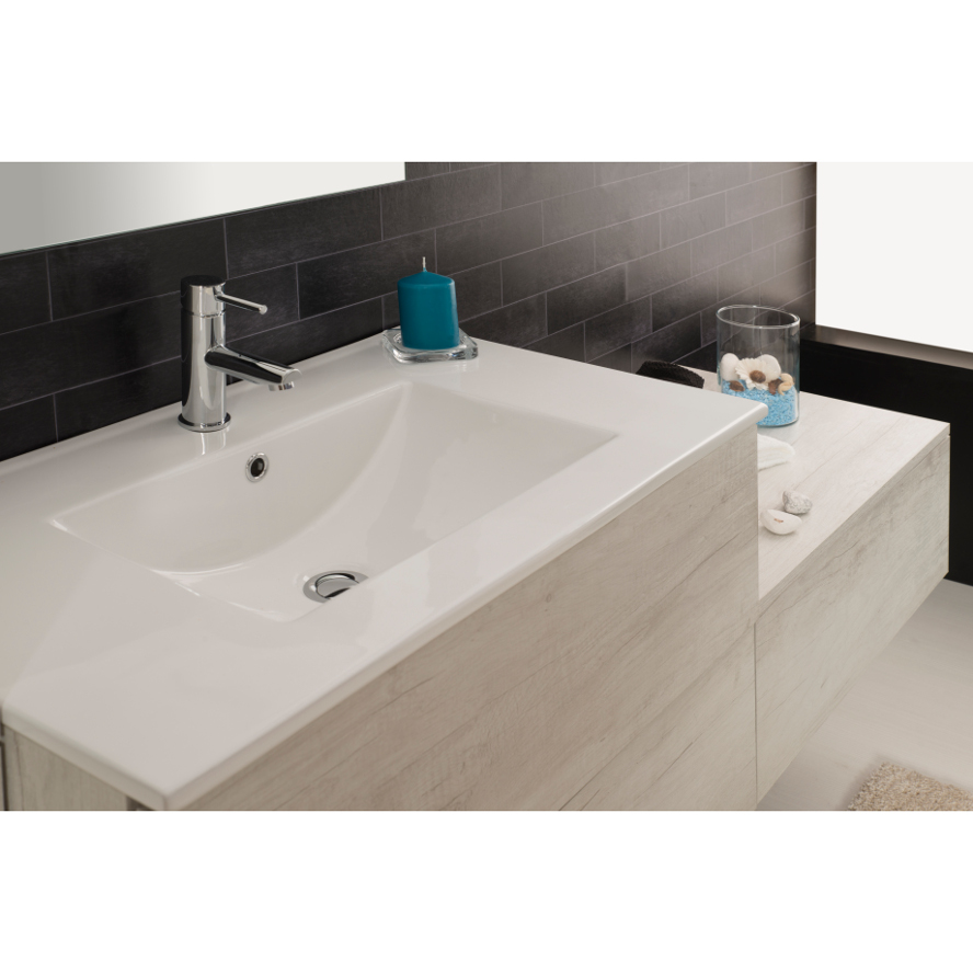 Composizione bagno Sospeso Unika 185 olmo bianco
