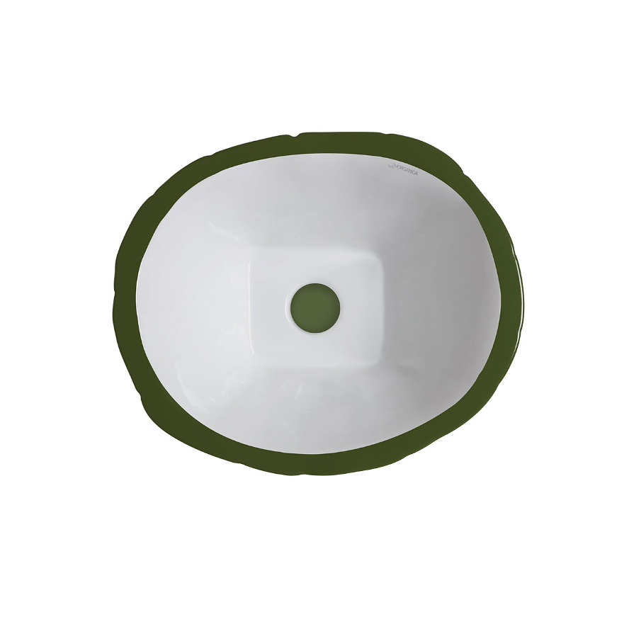 lavabo in inglese lavabo appoggio sospeso ovale terra verde inglese lucido lavabo in inglese lavabo appoggio sospeso ovale terra verde inglese lucido